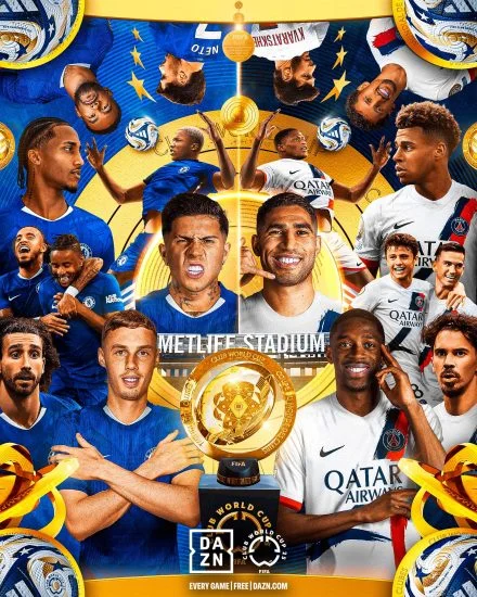 برنامج مباراة تشيلسي وباريس سان جيرمان 2025