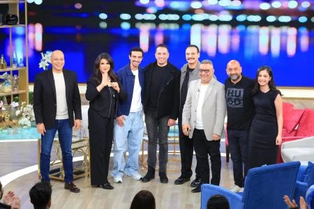 برنامج معكم مني الشاذلي 2025 – حلقة ابطال مسلسل قهوة المحطة