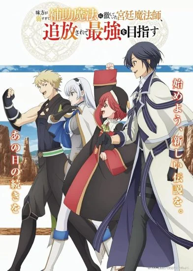 انمي Mikata Ga Yowasugite Hojo Mahou Ni Tesshiteita Kyuutei Mahoushi الحلقة 1 الاولي مترجمة