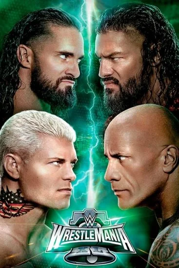 عرض رسلمينيا WWE WrestleMania 40 Night 1 2024 مترجم